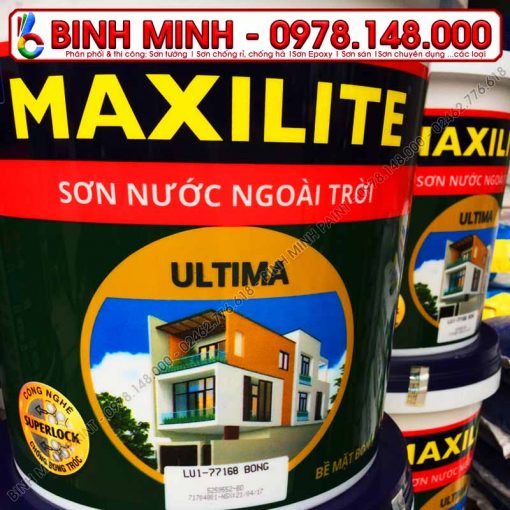 Sơn Maxilite Ngooài Trời Ultima Bóng