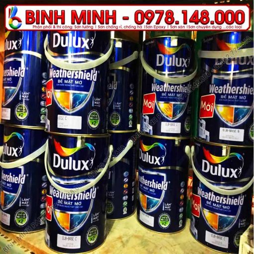 Sơn Ngoại Thất Dulux Weathershield Mờ (BJ8)