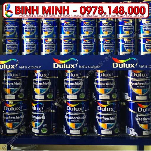 Sơn Ngoại Thất Dulux Weathershield Mờ (BJ8)