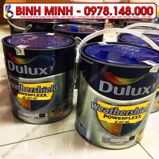 Sơn Ngoại Thất Dulux Weathershield Power Flexx Mờ