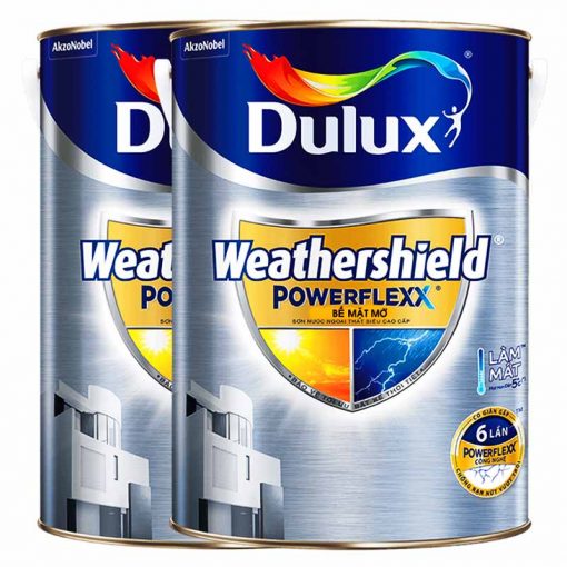 Sơn Ngoại Thất Dulux Weathershield Power Flexx Mờ