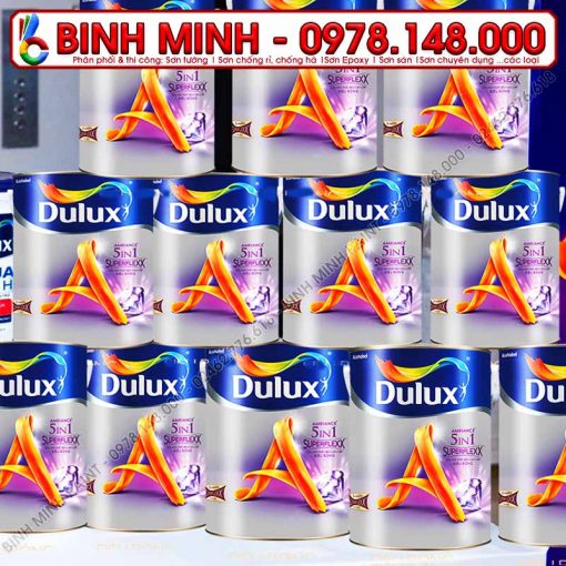 Sơn Nội Thất Dulux Ambiance 5in1 Superflexx Siêu Bóng