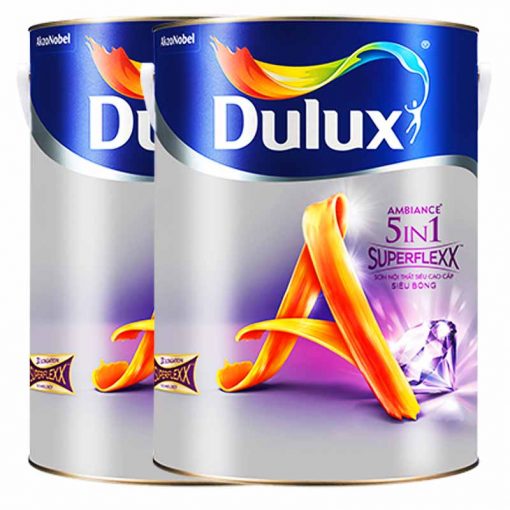 Sơn Nội Thất Dulux Ambiance 5in1 Superflexx Siêu Bóng